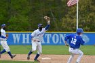 Baseball vs CGA  Wheaton College Baseball vs Coast Guard Academy during game two of the NEWMAC semi-finals playoffs. - (Photo by Keith Nordstrom) : Wheaton, baseball, NEWMAC